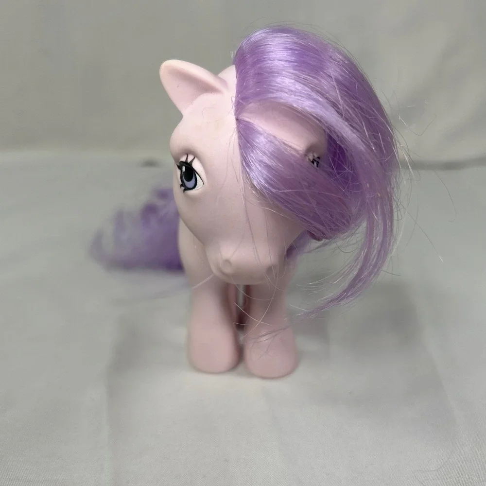 Vintage My Little Pony Blossom G1 1982 Hasbro Pink Purple Earth Pony Hong Kong